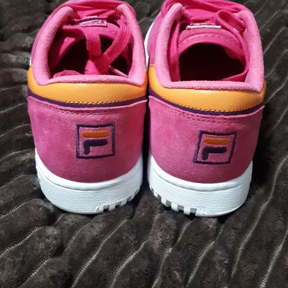 FILA - Original fitness women's sneaker Pink/Gold - Picture 3 of 10